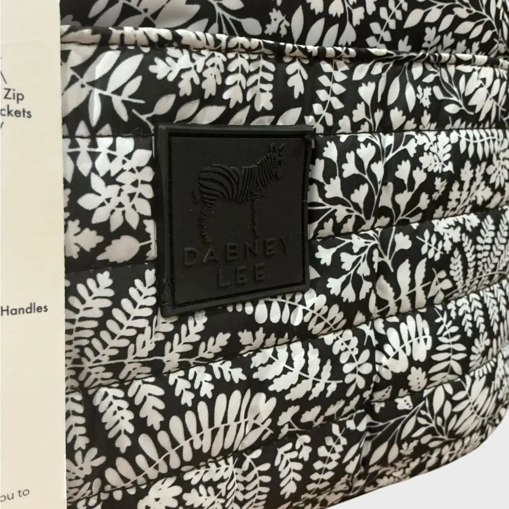 Dabney Lee Hanging Travel Organizer Cosmetic Toiletry Bag Black Floral NWT